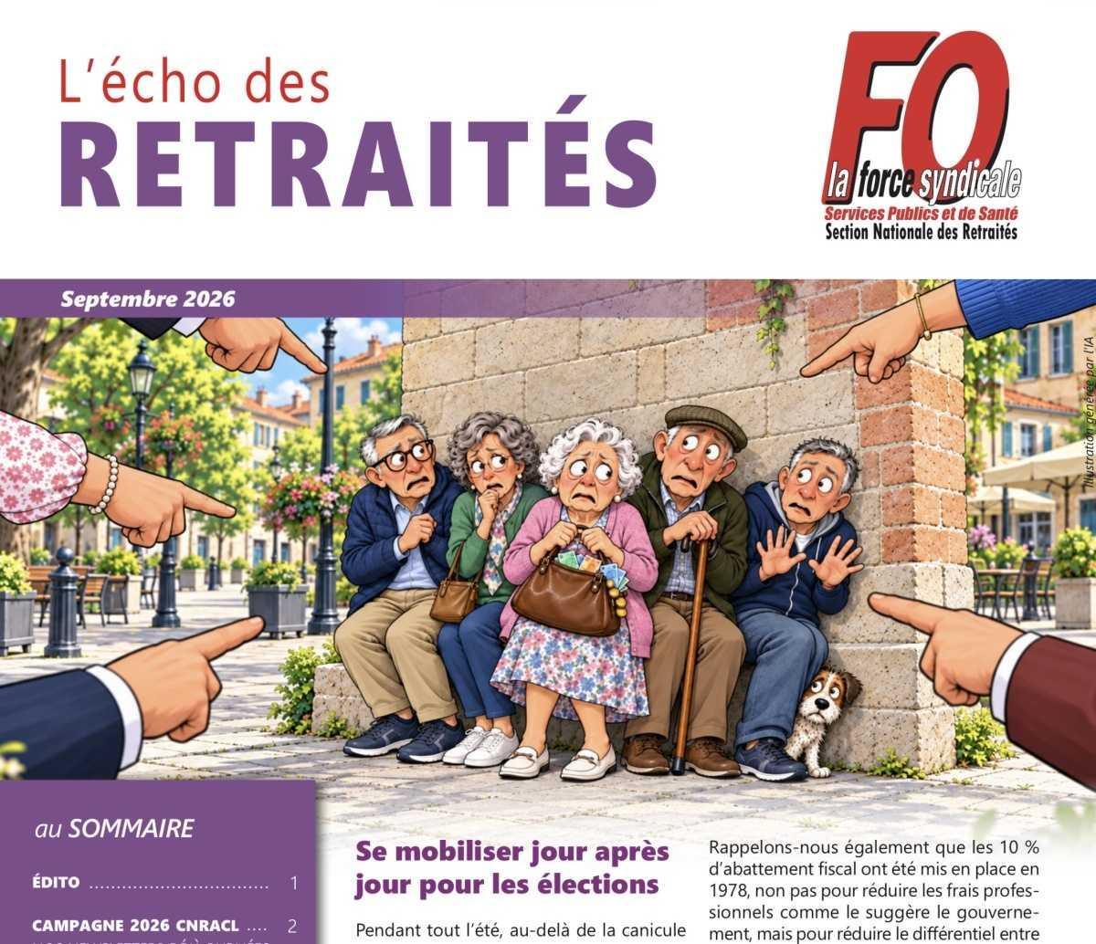 L’écho des retraités de la Fédération FO SPSS