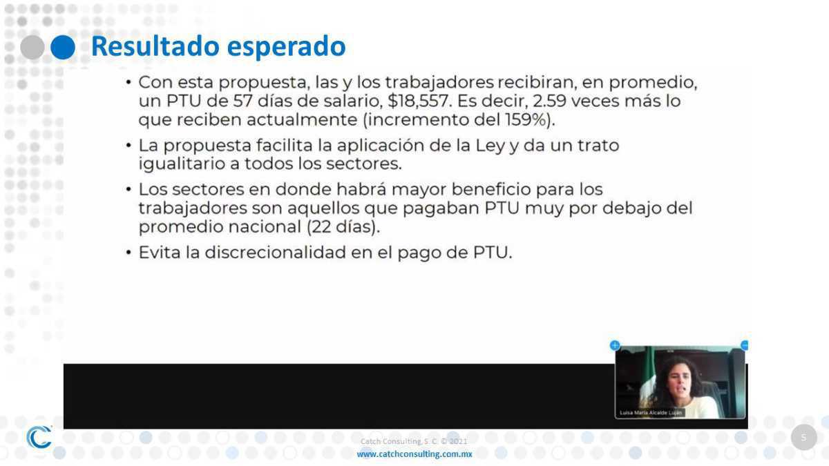 Propuesta de modificación PTU 2021