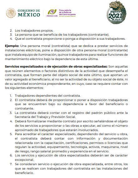 Subcontratación: avisos, concepto y acuerdo STPS