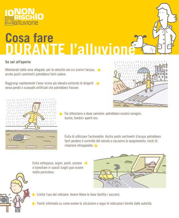 Cosa fare in caso di alluvione