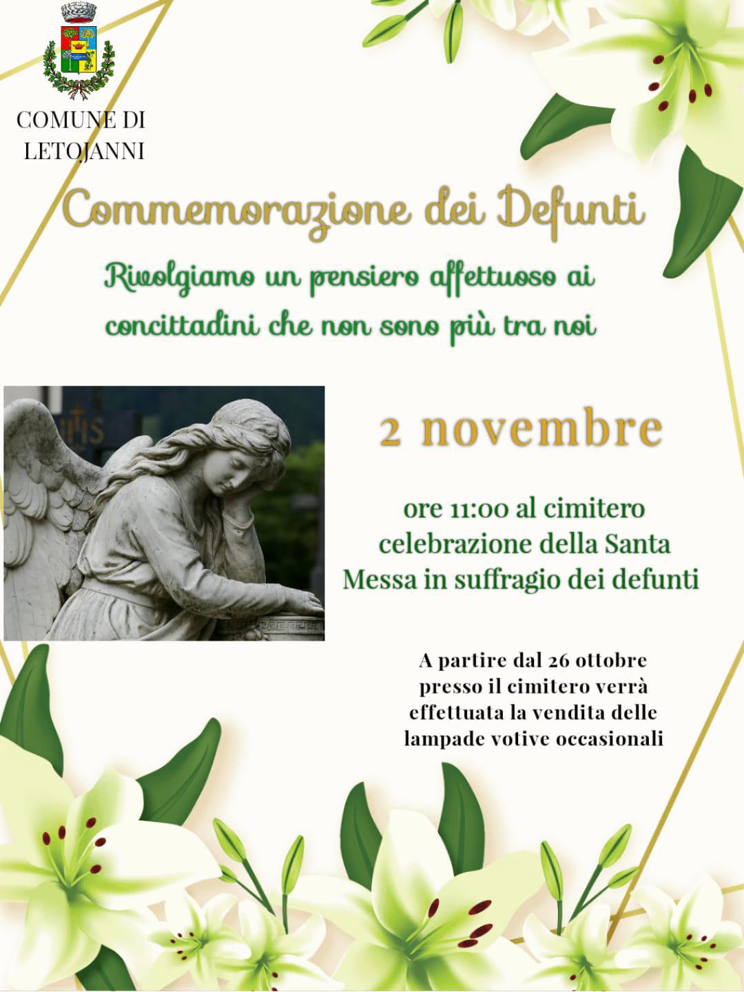 Commemorazione dei Defunti (inizio ore 11:00)