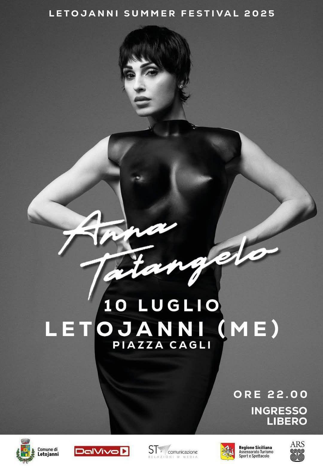 Anna Tatangelo - Letojanni Summer Festival (inizio ore 22:00)