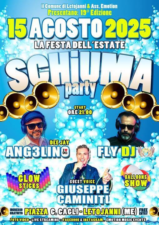Schiuma Party - La Festa dell'Estate (inizio ore 21:00)