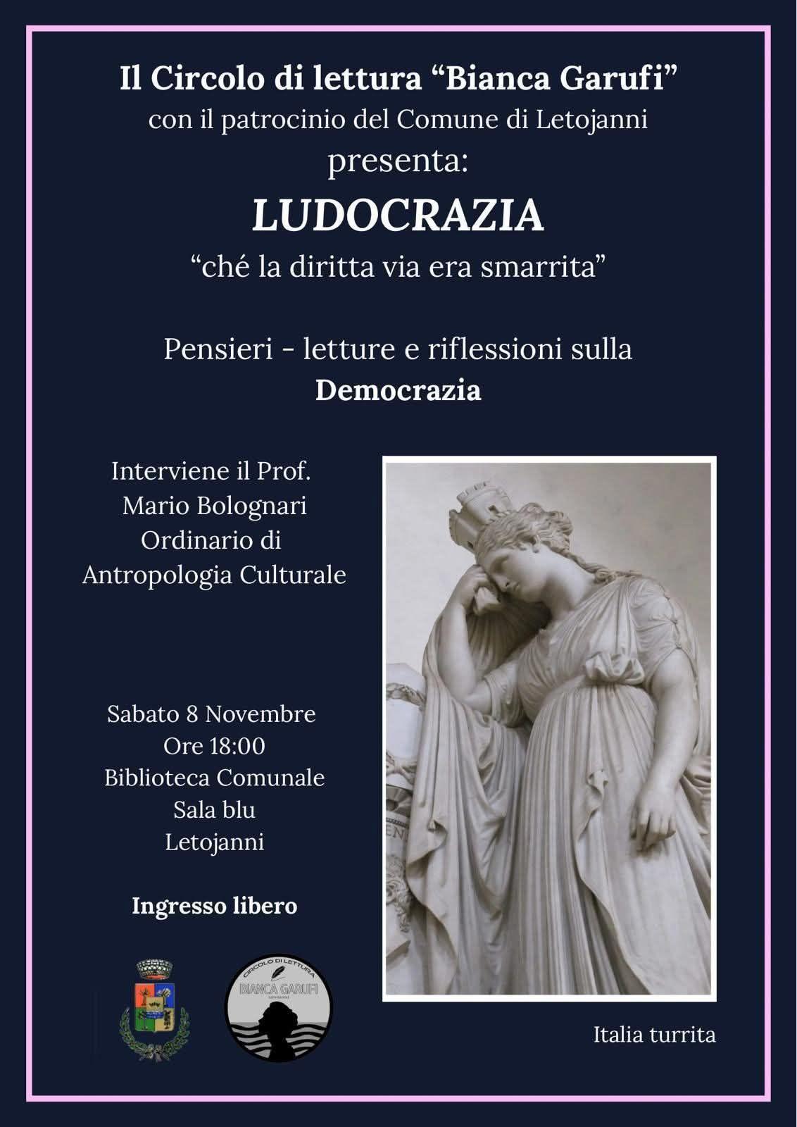 Ludocrazia "Ché la diritta via era smarrita" (inizio ore 18:00)