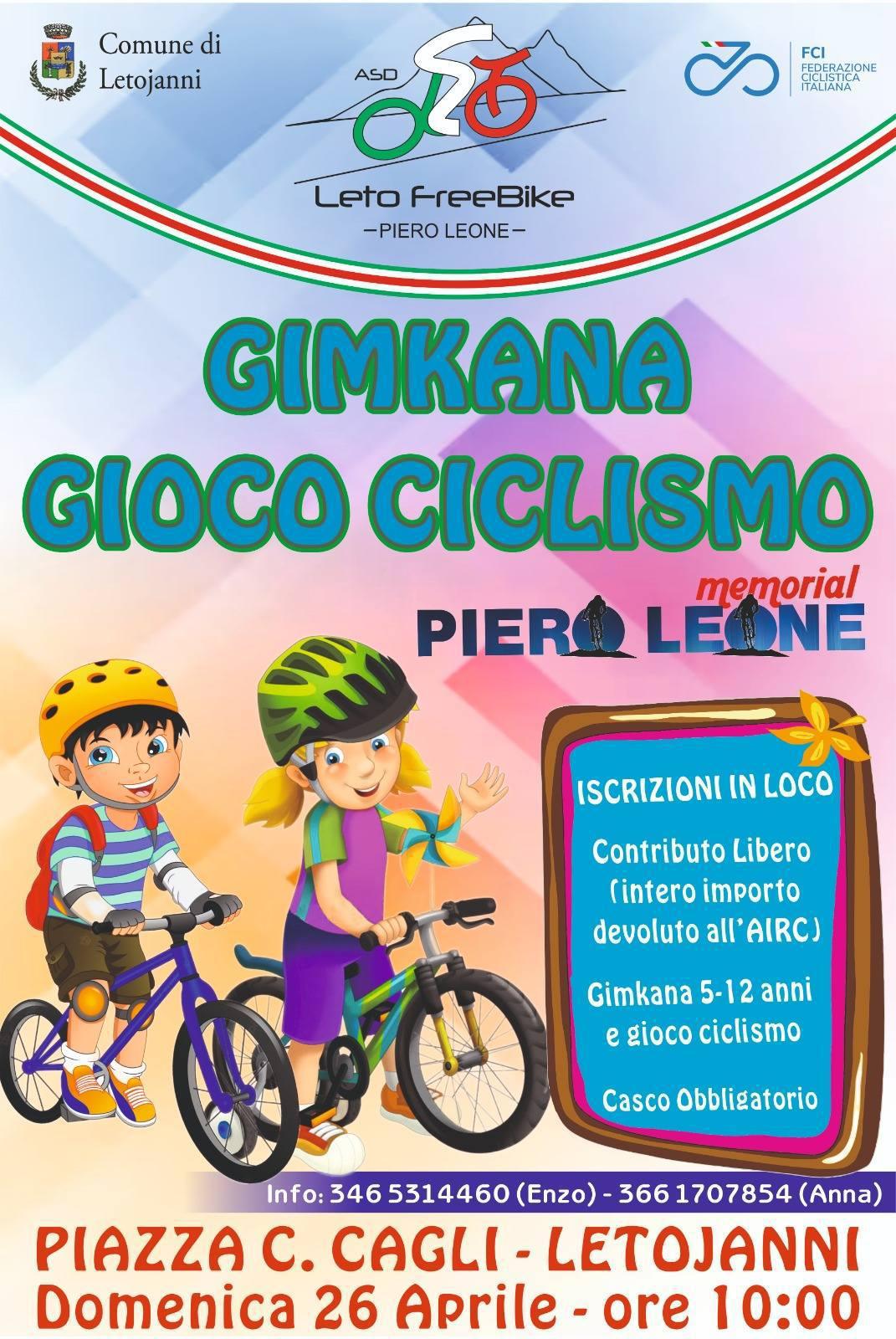 Memorial Piero Leone - Gimkana per mini Biker's (Inizio ore 10:00)
