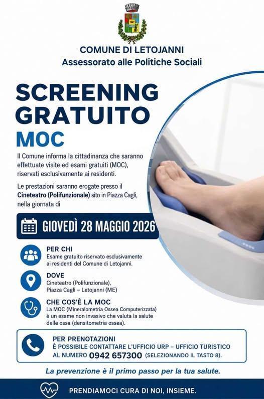 Primavera Della Prevenzione - Screening gratuito MOC