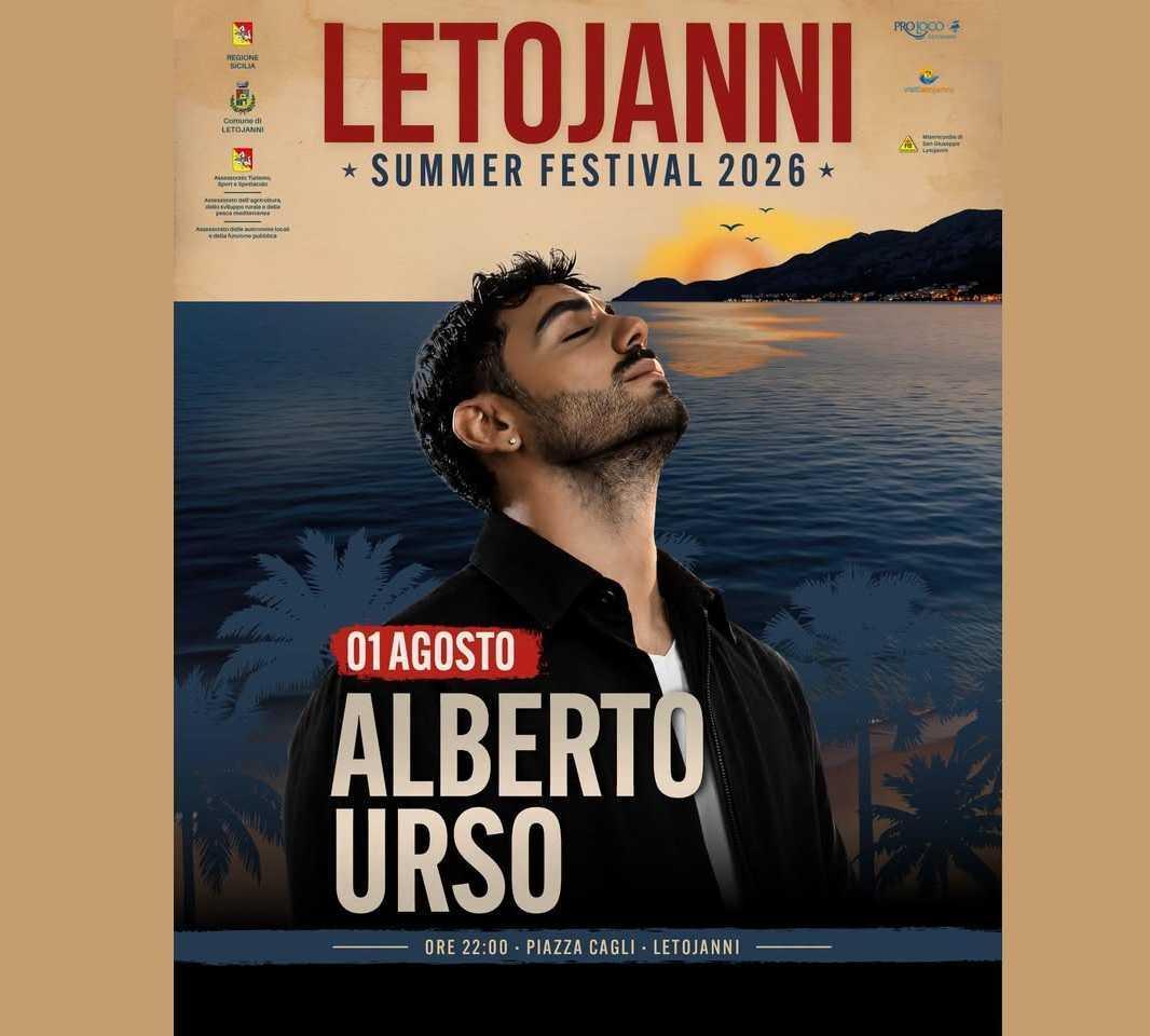 Letojanni Summer Festival 2026 - Alberto Urso (Inizio ore 22:00)