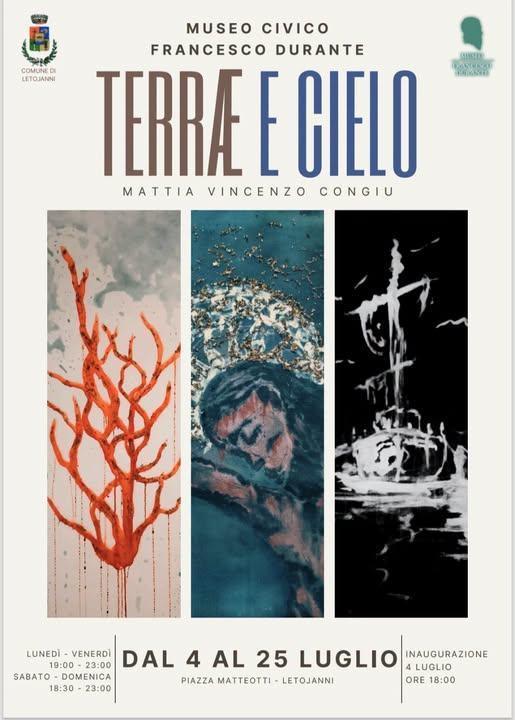 Mostra "TERRÆ E CIELO" personale di Mattia Vincenzo Congiu