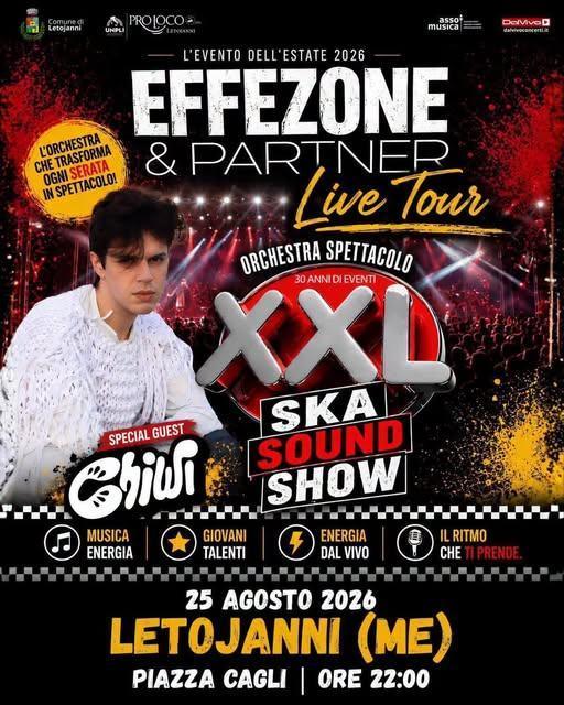 Effezone & Partner Live Tour 2026 Musica e canto con giovani talenti (Inizio ore 22:00)
