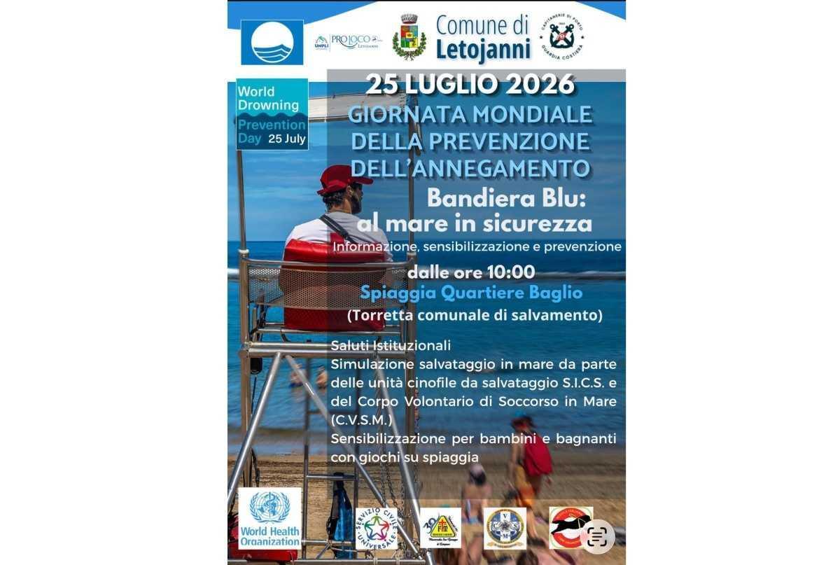 Giornata Mondiale Della Prevenzione Dell'annegamento (dalle ore 10.00)