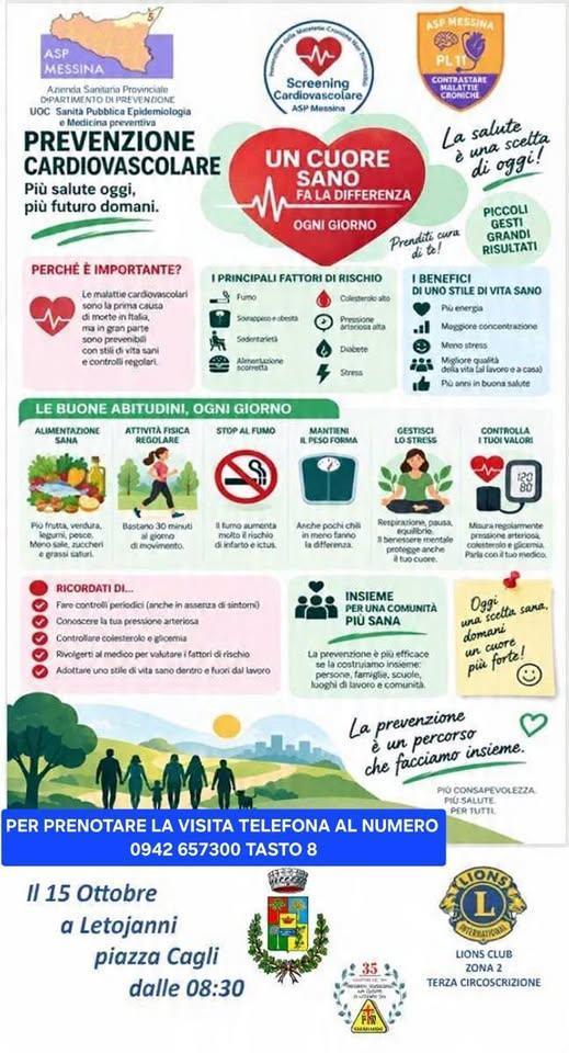 Giornata della Prevenzione Cardiologica (dalle ore 8:30)