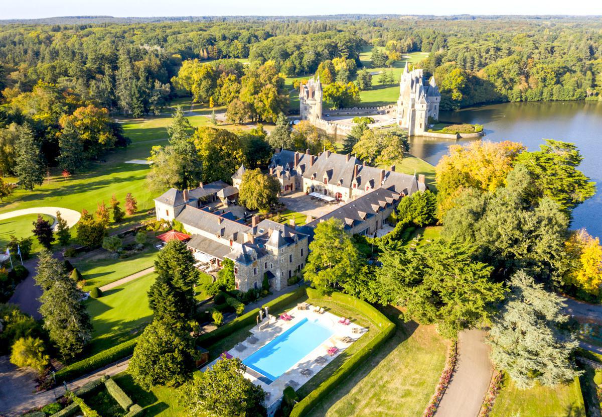 The Domaine de la Bretesche, 5-stars hotel in Loire Atlantique, France. 