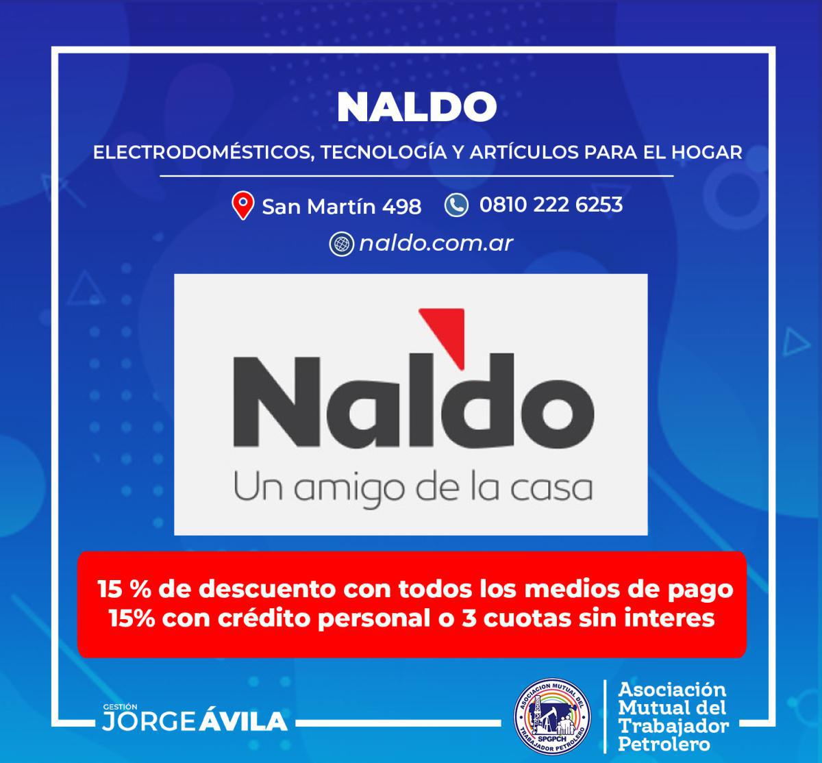 Naldo te está esperando!