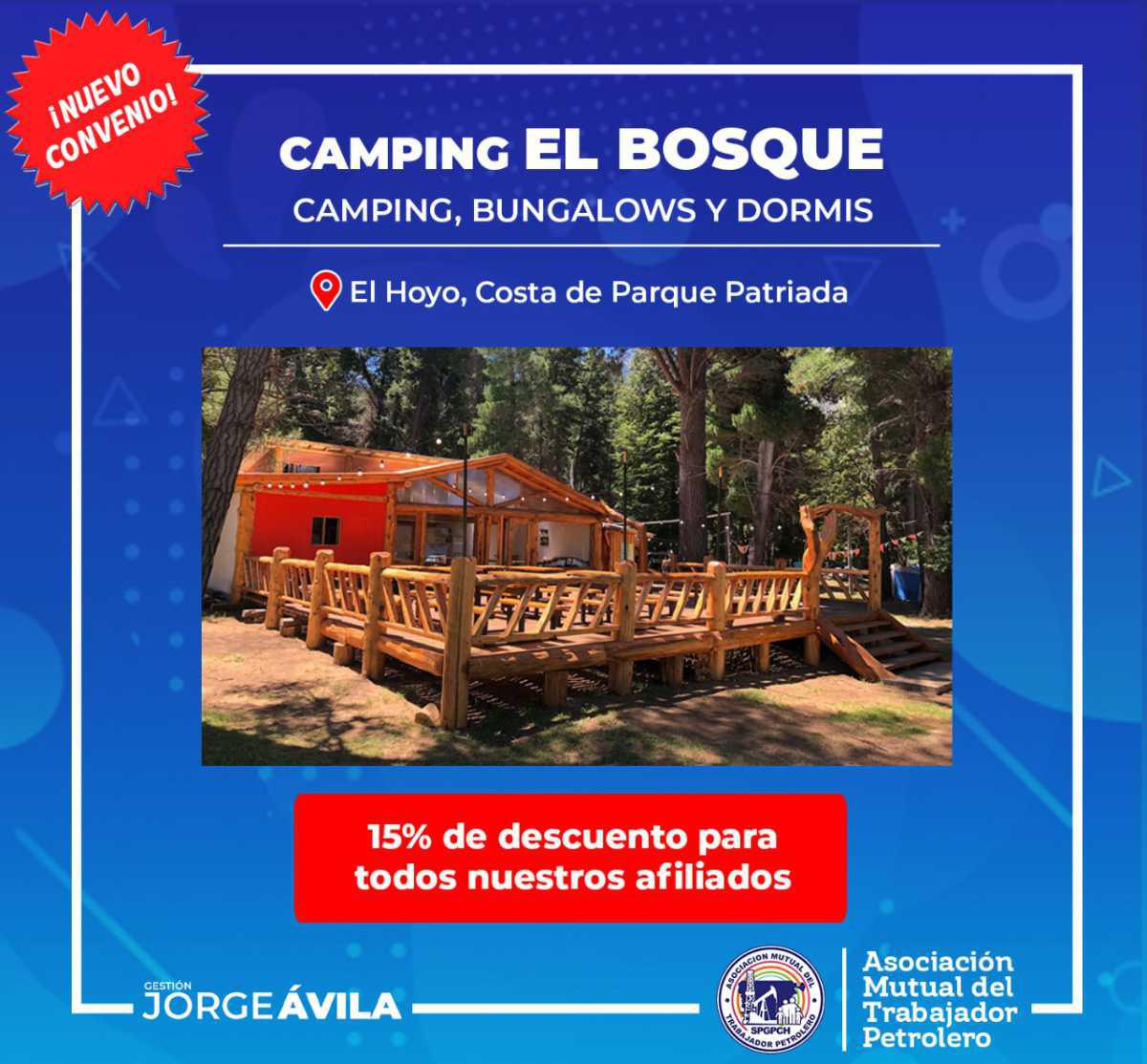 Nuevo convenio con Camping El Bosque