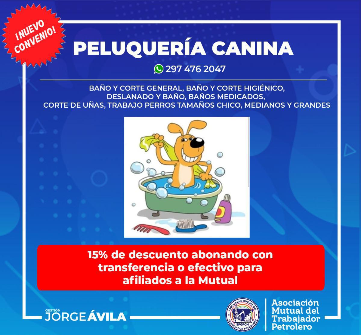 Nuevo convenio con Peluquería Canina