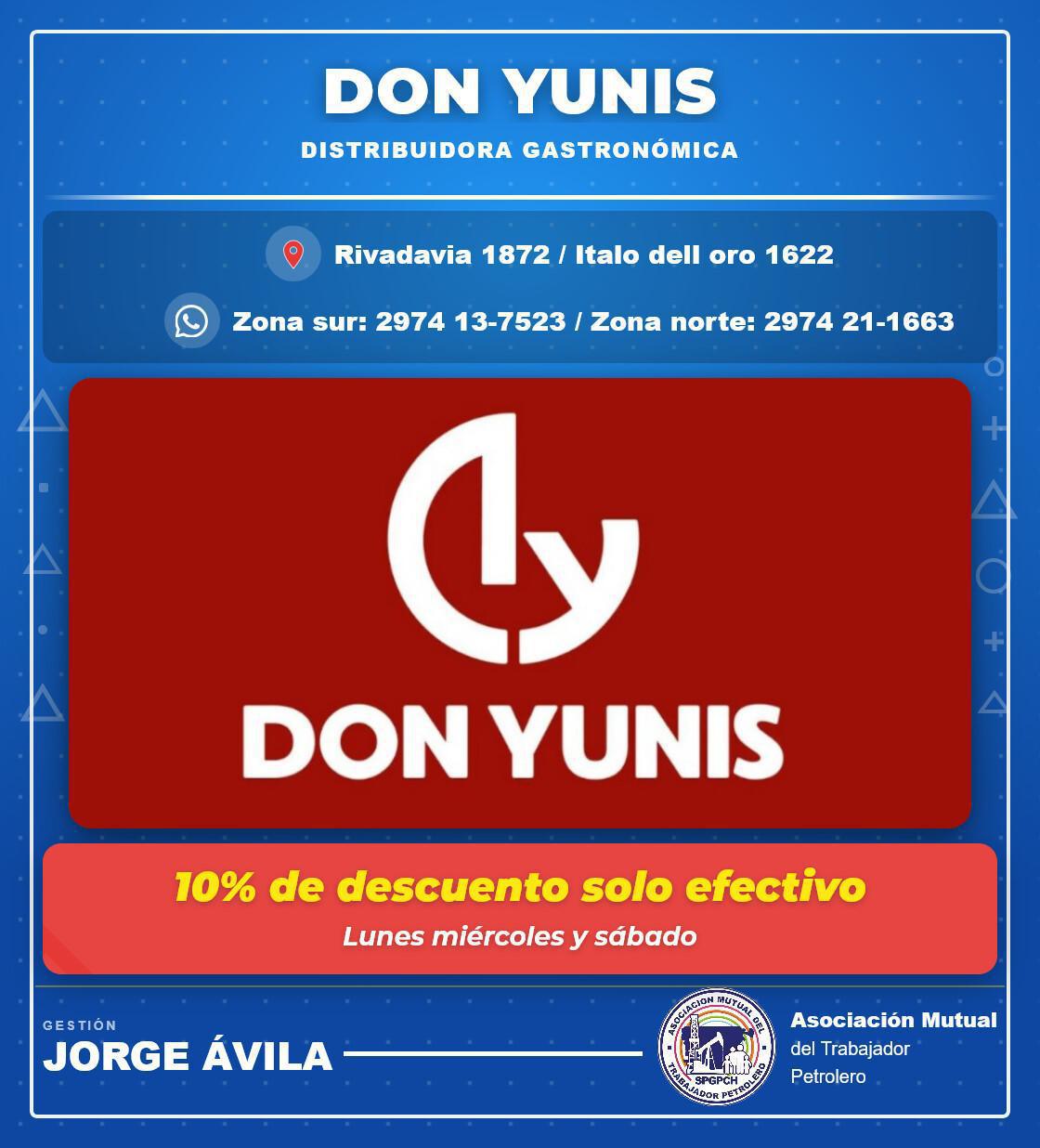 Nuevo convenio con Don Yunis Distribuidora Patagónica