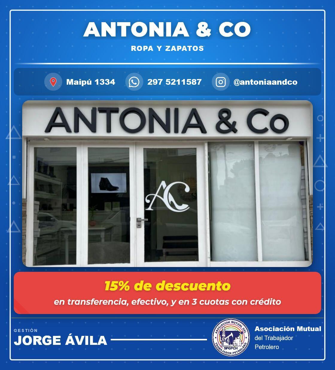 Nuevo convenio con Antonia & Co
