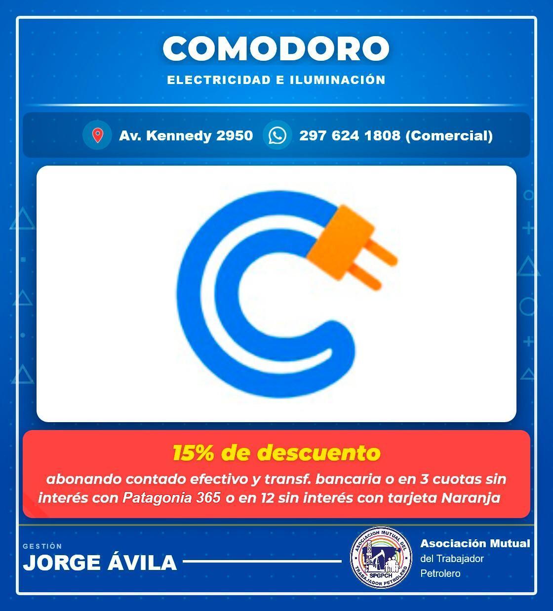 Nuevo convenio con Comodoro Electricidad e Iluminación