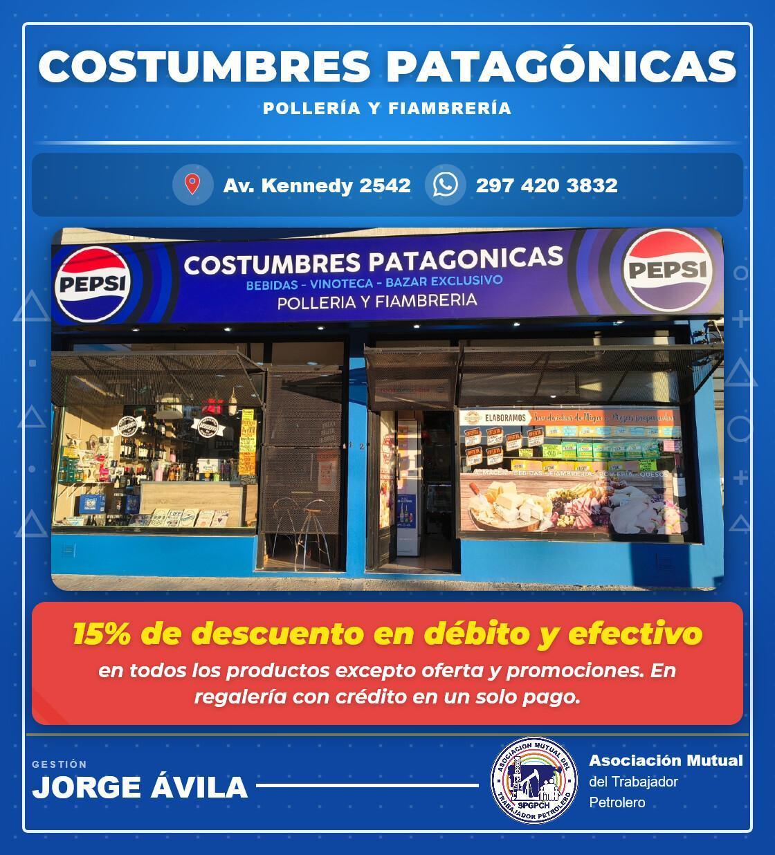 Nuevo convenio con Costumbres Patagónicas