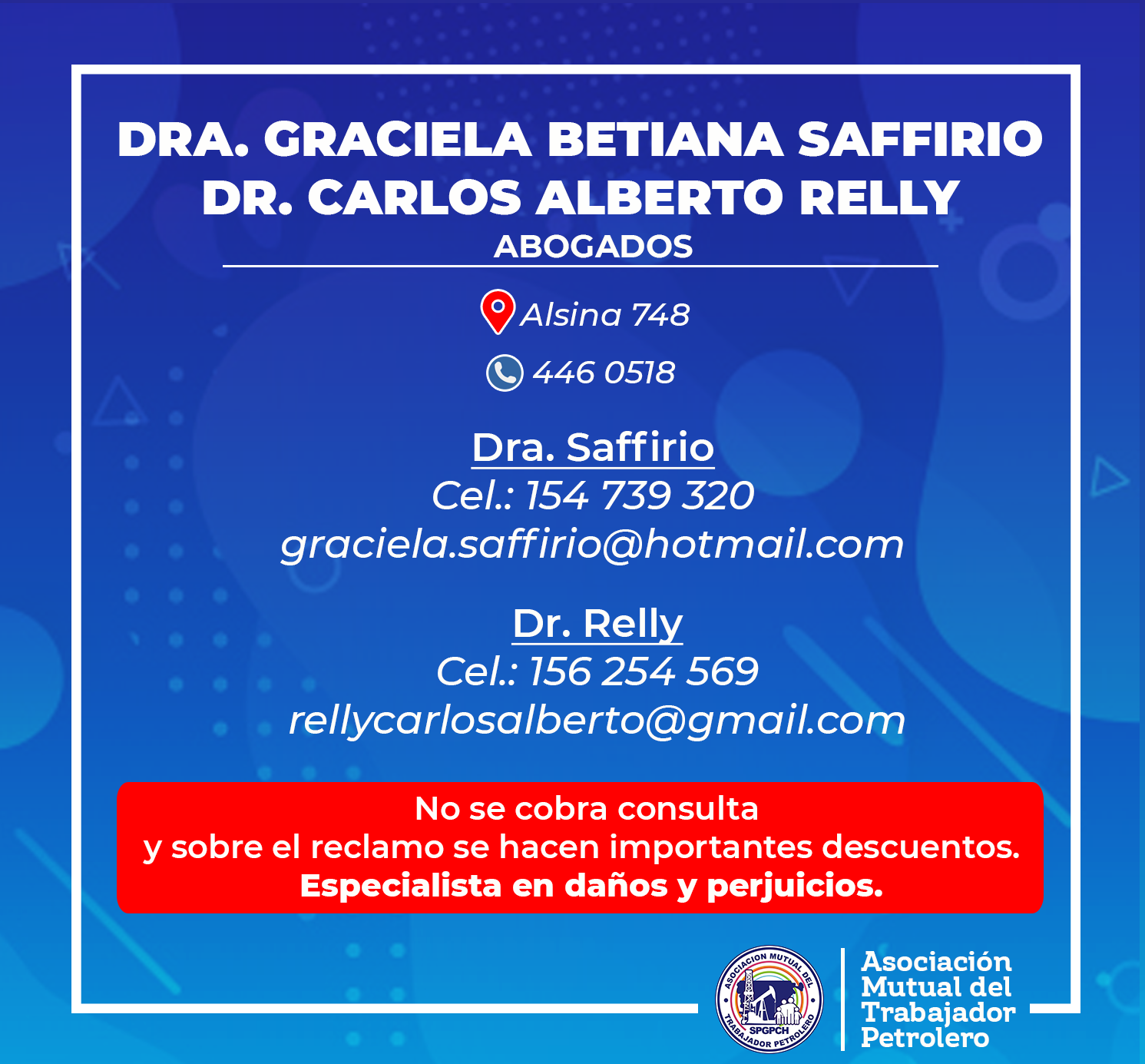 Saffirio Relly, Estudio de Abogados