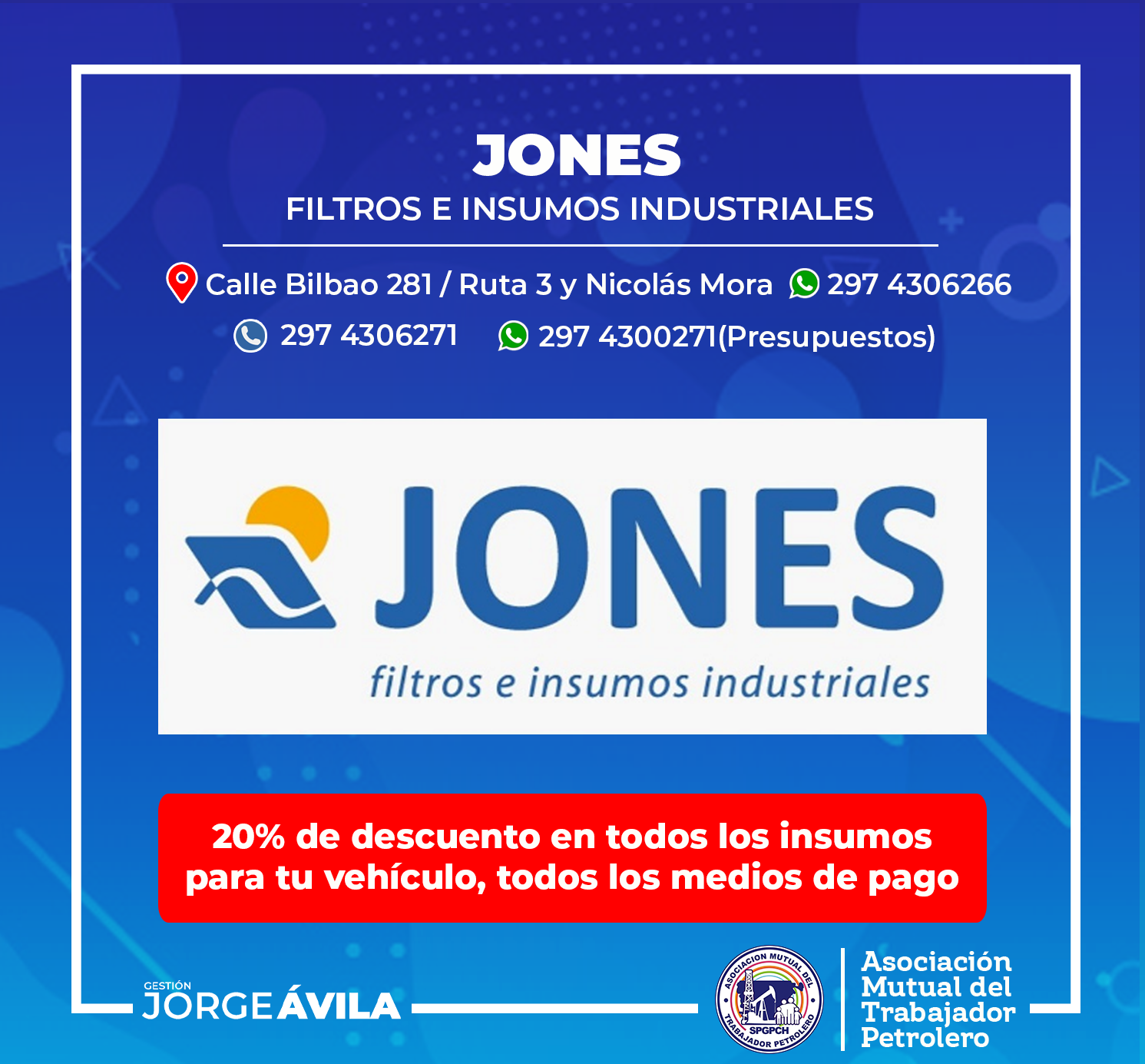 Jones, Filtros e Insumos Industriales