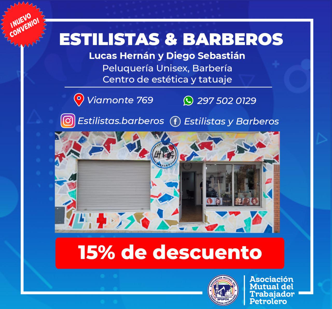 Estilistas y Barberos