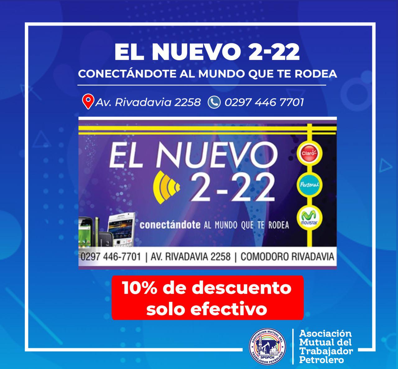 El nuevo 2 22