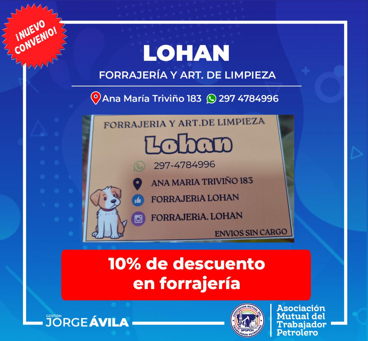 Lohan, Forrajerría y Art. de Limpieza