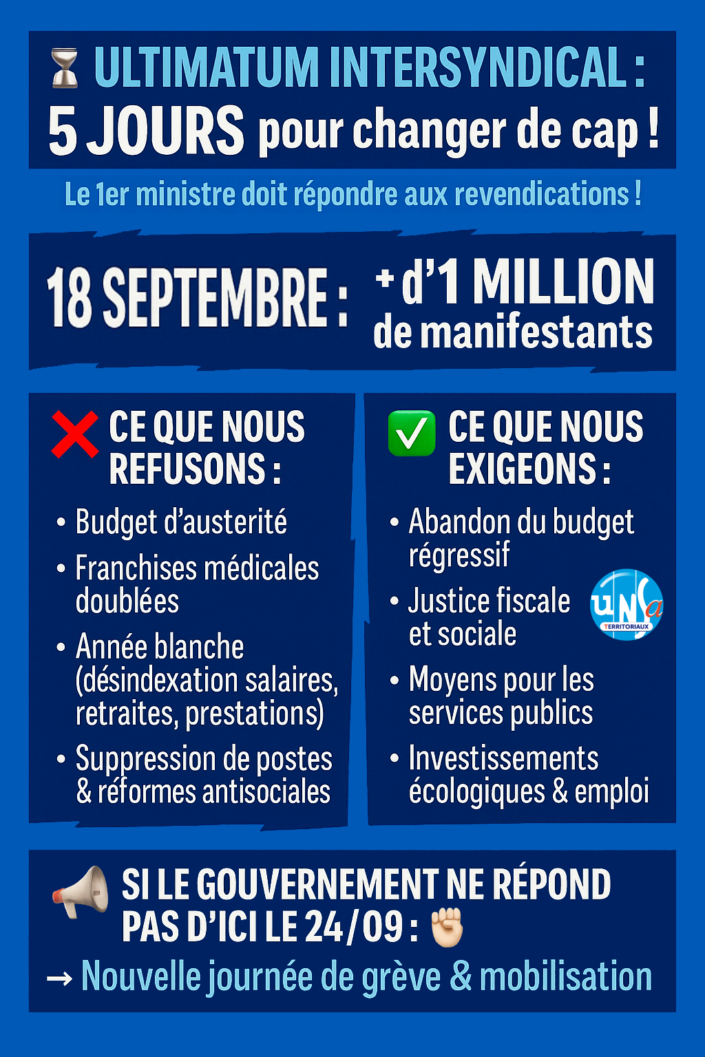 Communiqué ultimatum
