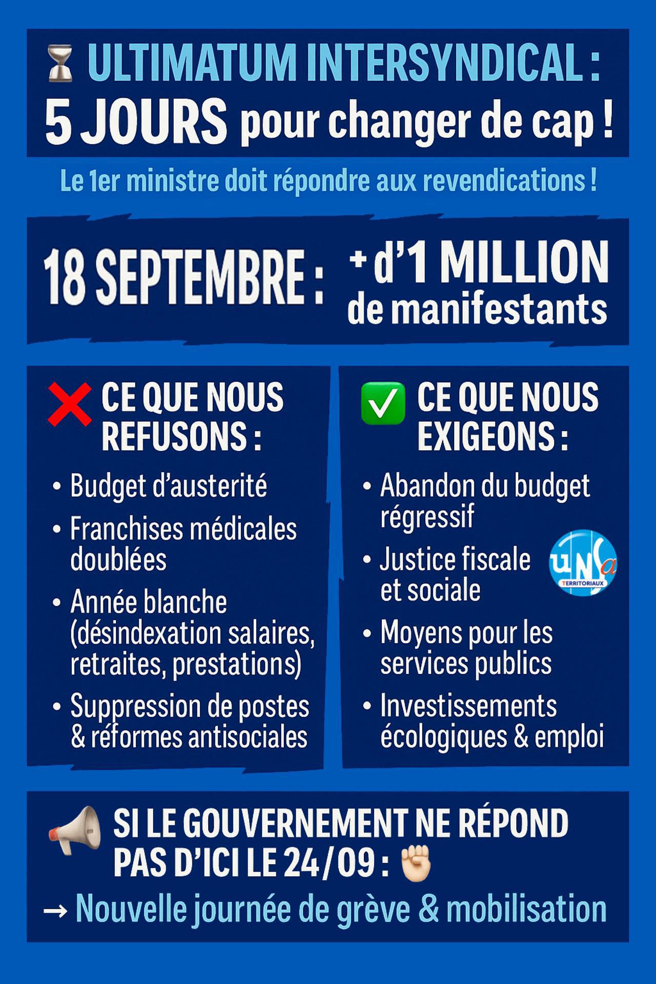 Communiqué ultimatum