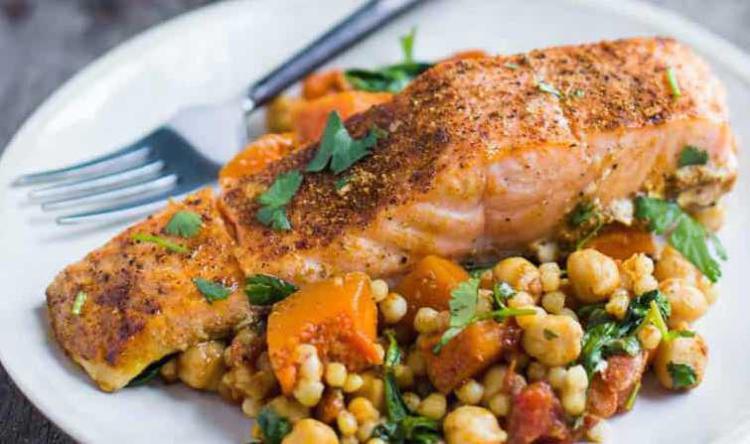 Saumon "tout au four" aux épices