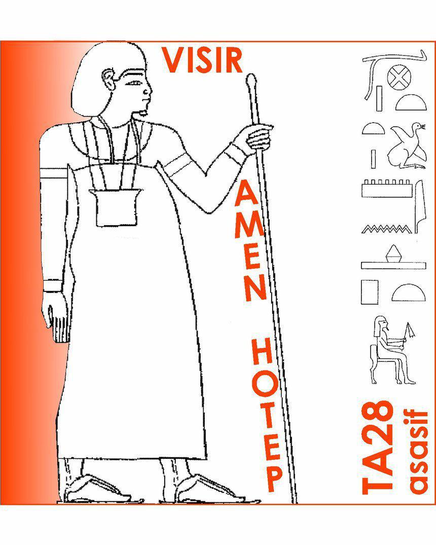 El Visir Amen-Hotep, llamado Huy. 'Proyecto Visir Amen-Hotep ATT nº 28'. (www.visiramenhotep.com)