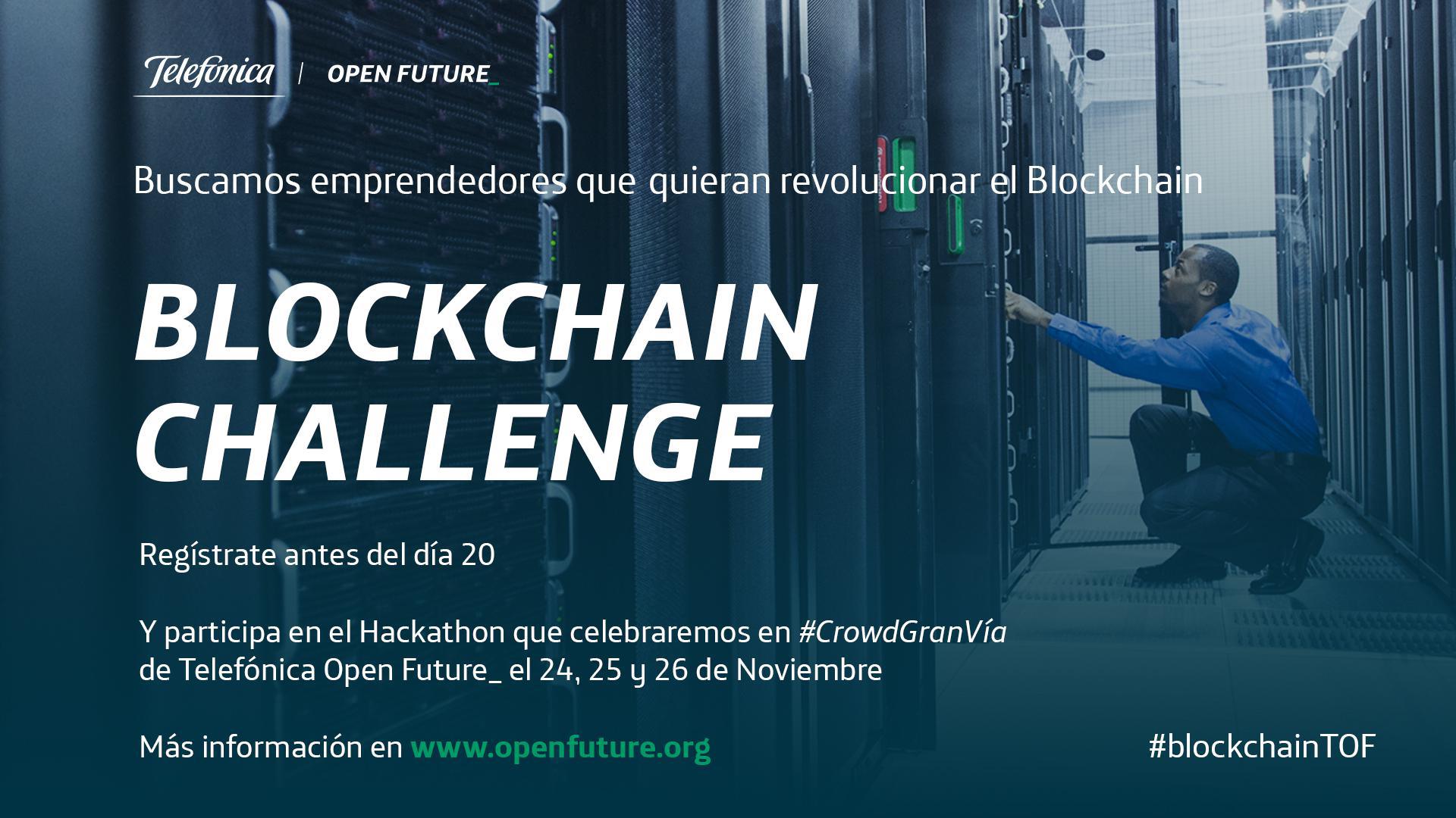 Open Future_ organiza el primer hackathon de Telefónica sobre Blockchain