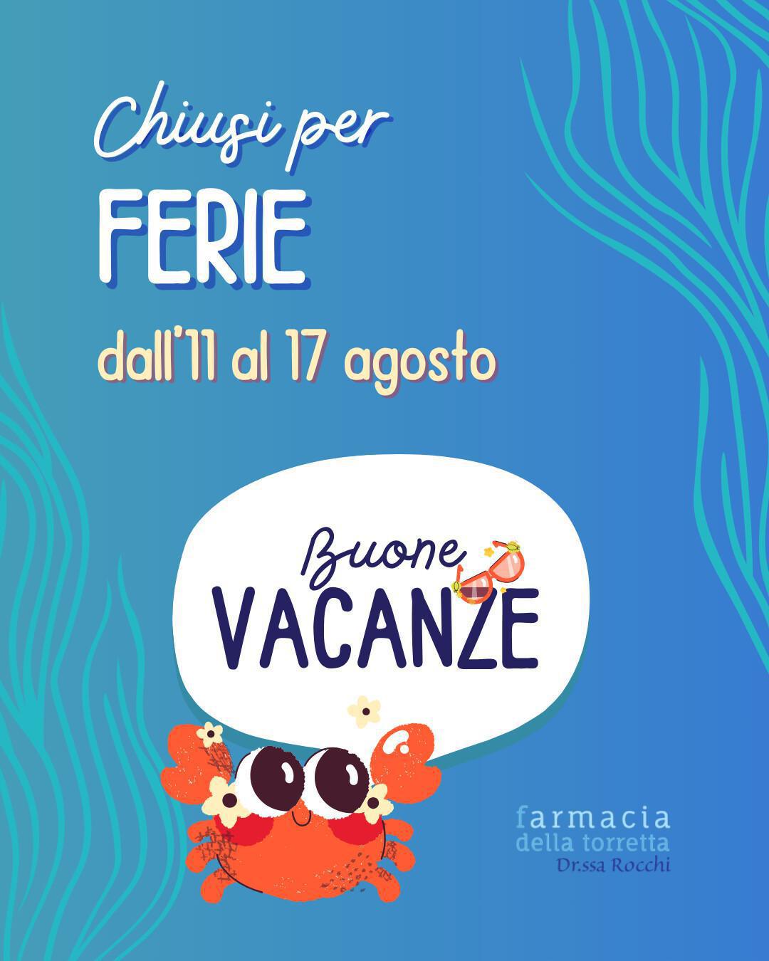 Chiusi per ferie