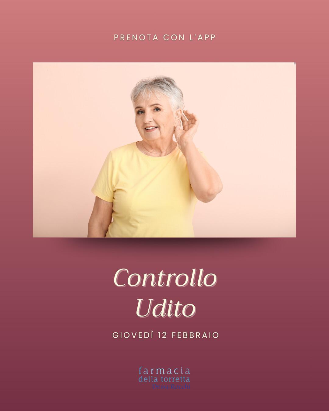 Controllo dell'udito Controllo dell'udito