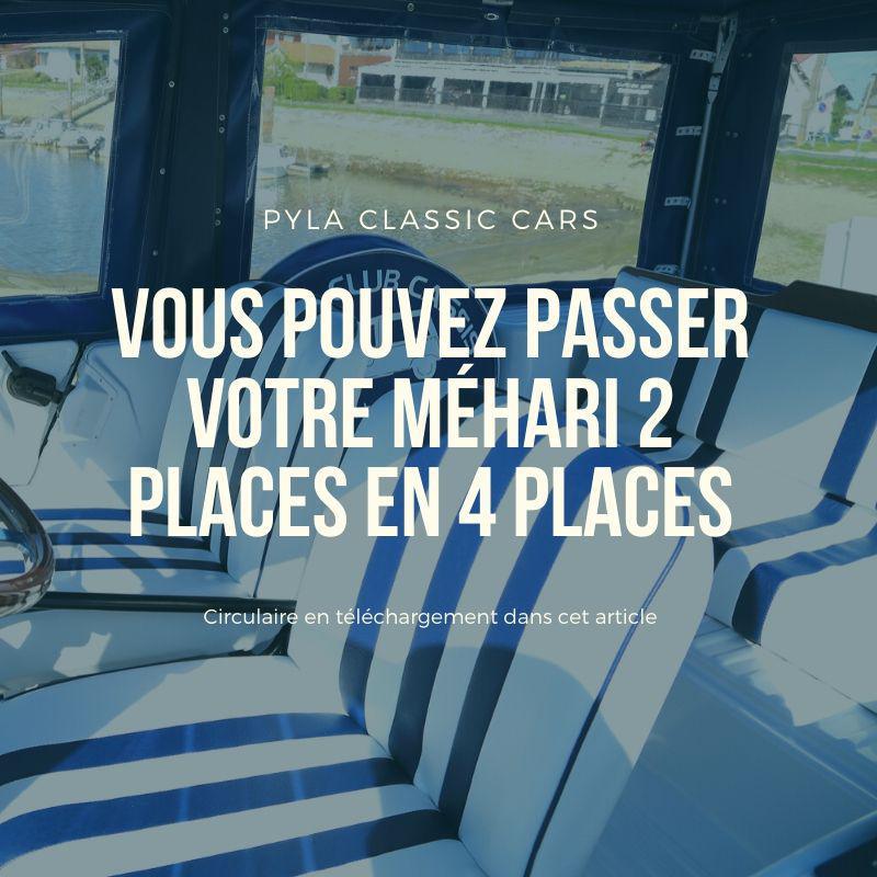 Mehari 2 Places En 4 Places Quid De La Conversion