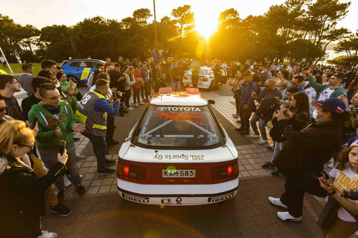 Banderazo de salida con el shakedown y la ceremonia de salida en Santander Banderazo de salida con el shakedown y la ceremonia de salida en Santander