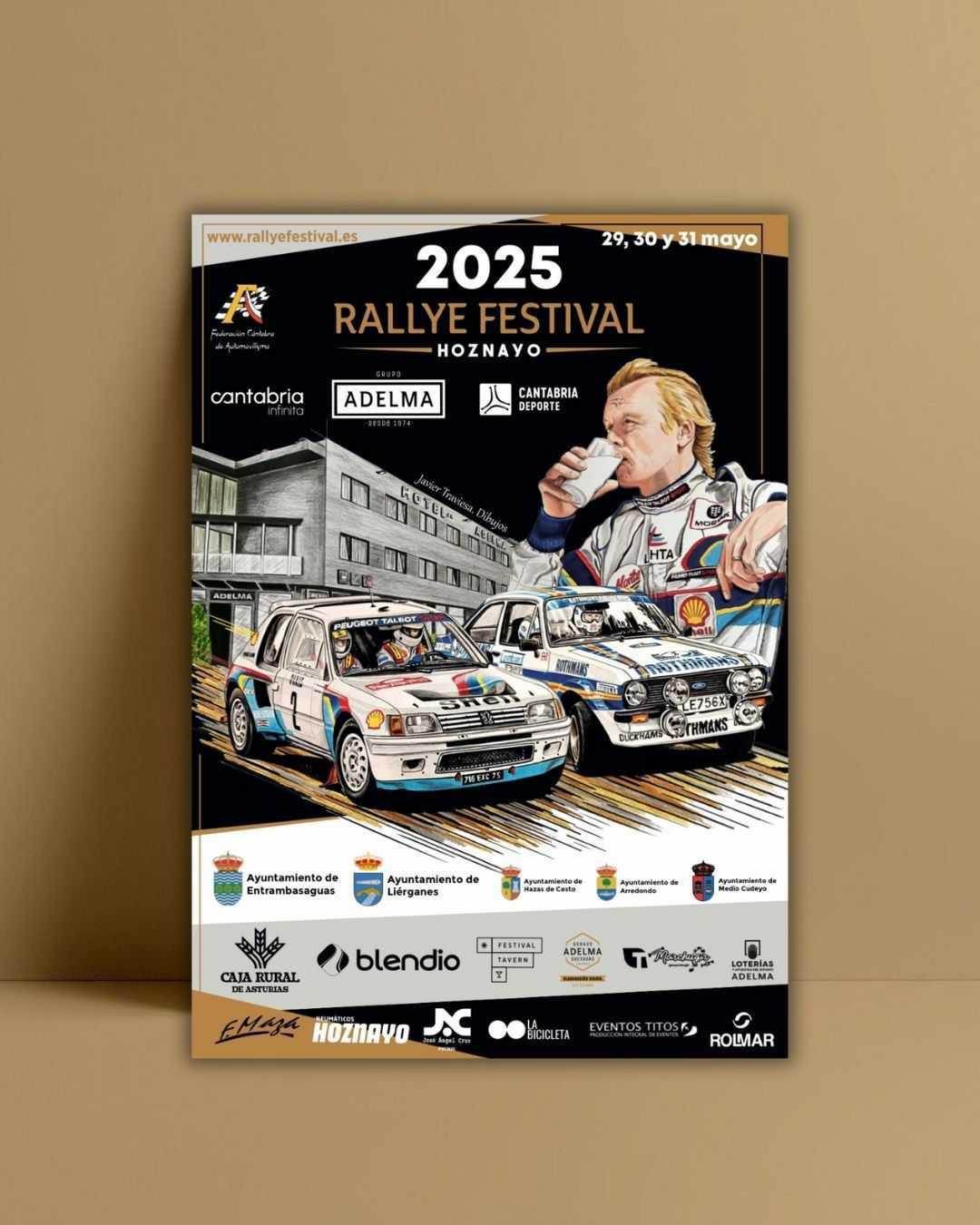 Cartel Oficial Rallye Festival Hoznayo 2025