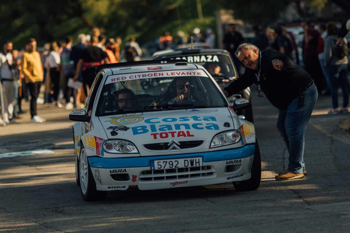 El Citroën Saxo Kit Car de Miguel Fuster en el Rallye Festival Hoznayo 