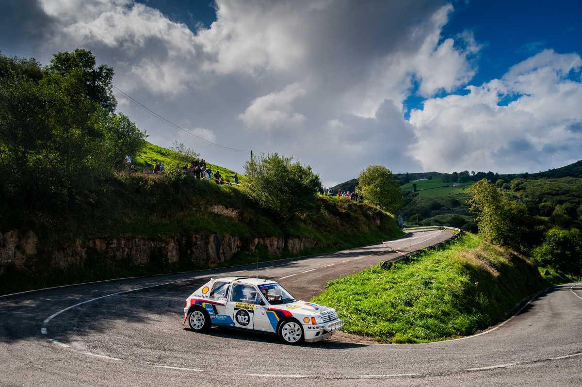 Peugeot 205 T16 ex Vatanen en el Rallye Festival Hoznayo 2025