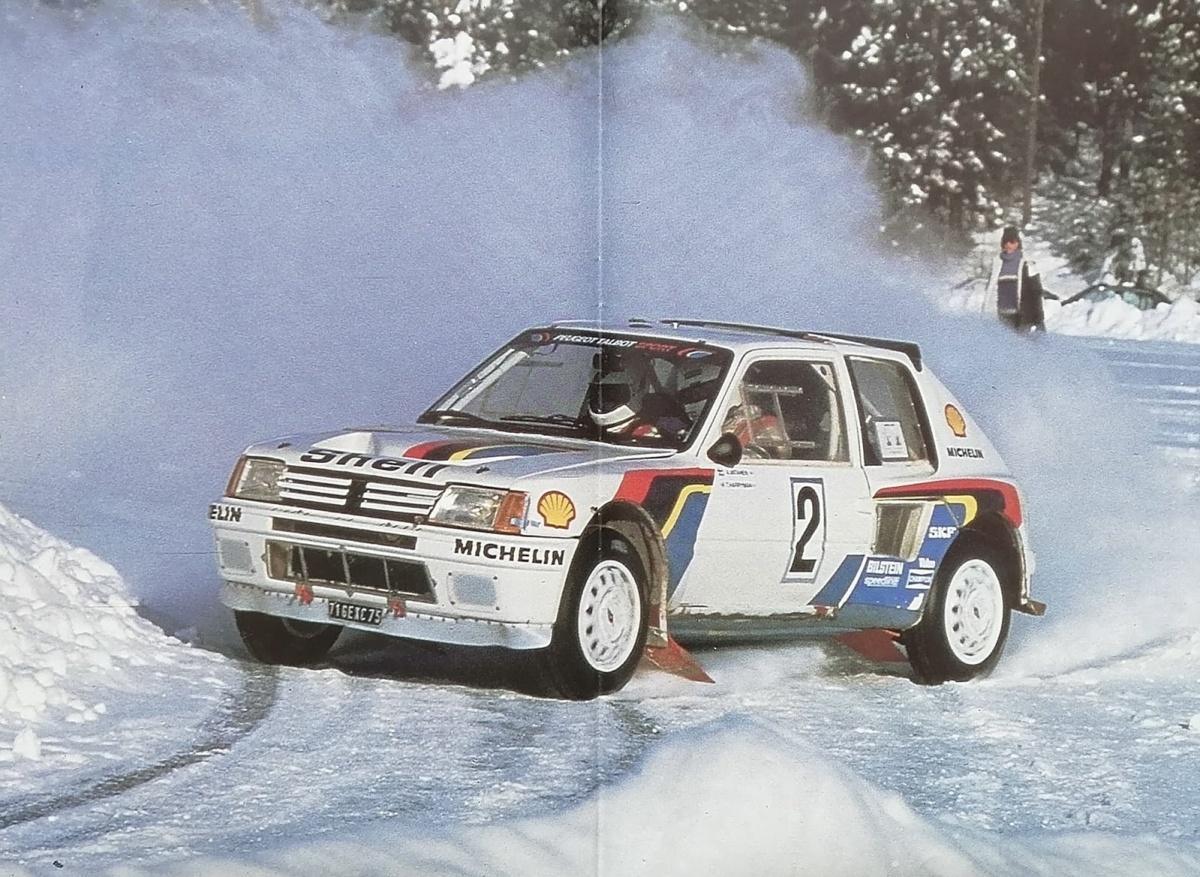 Peugeot 205 T16 ex Vatanen en el Rallye Festival Hoznayo 2025