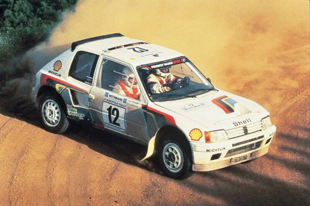 Peugeot 205 T16 ex Vatanen en el Rallye Festival Hoznayo 2025 Peugeot 205 T16 ex Vatanen en el Rallye Festival Hoznayo 2025