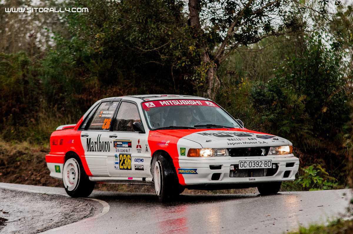 El Mitsubishi Galant VR4 Gr.A original de Ricardo Avero en el Rallye Festival Hoznayo 2025