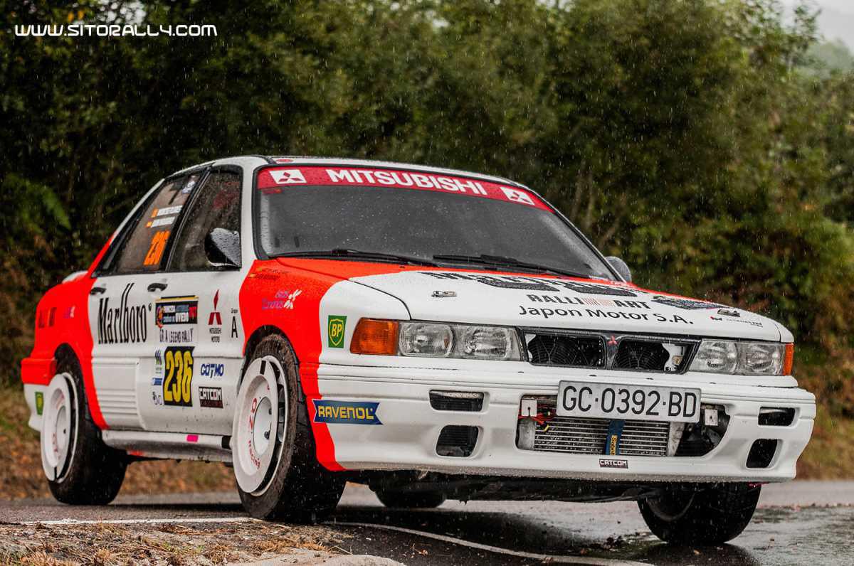 El Mitsubishi Galant VR4 Gr.A original de Ricardo Avero en el Rallye Festival Hoznayo 2025