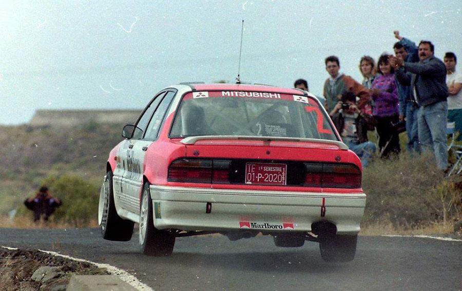 El Mitsubishi Galant VR4 Gr.A original de Ricardo Avero en el Rallye Festival Hoznayo 2025