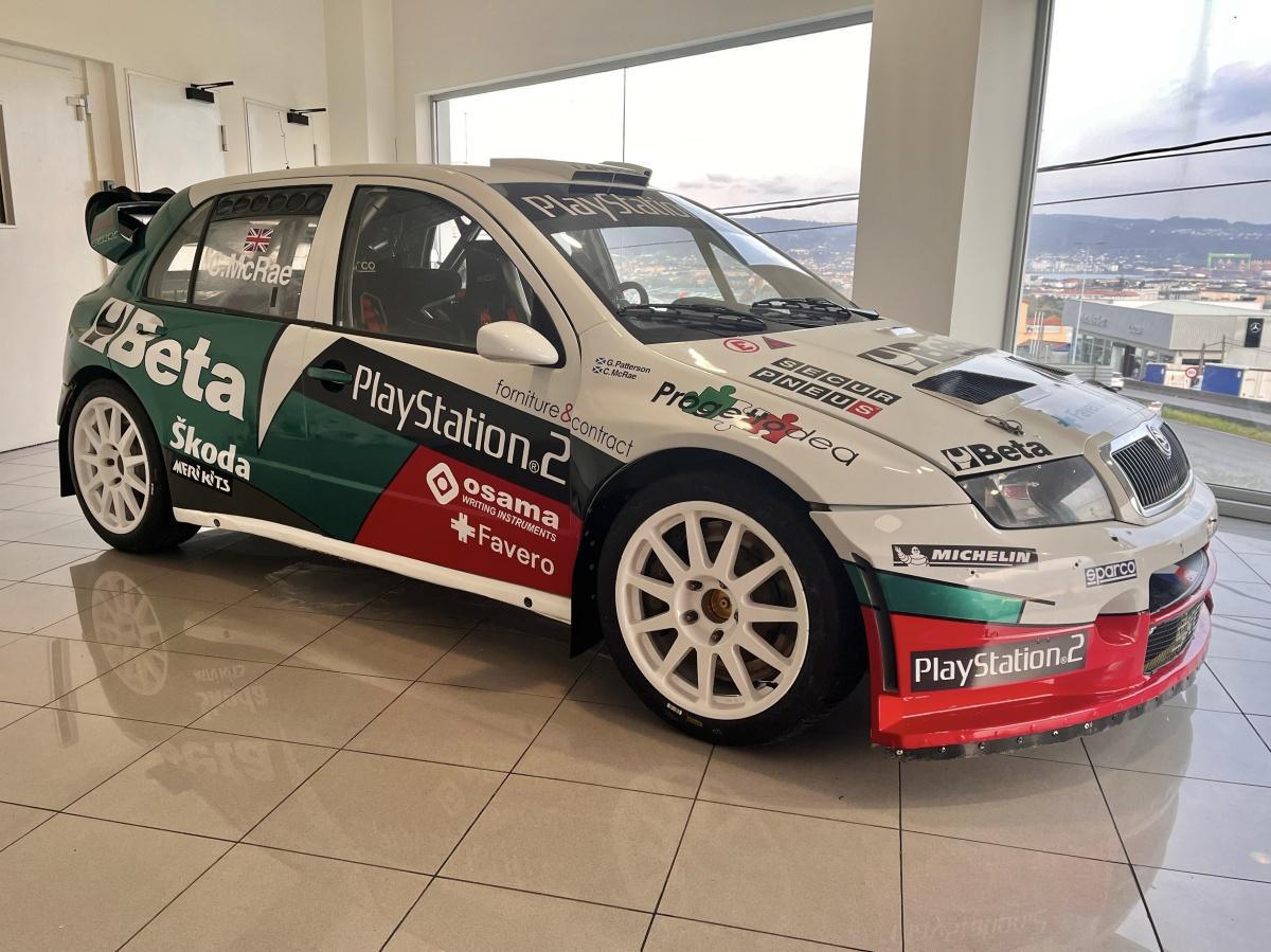 Škoda Fabia WRC ex oficial en el Rallye Festival Hoznayo 2025