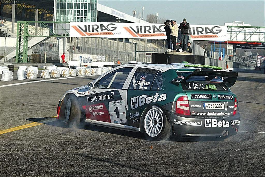 Škoda Fabia WRC ex oficial en el Rallye Festival Hoznayo 2025