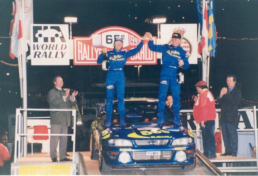 Fabrizia Pons, invitada de honor y copiloto de Ari Vatanen