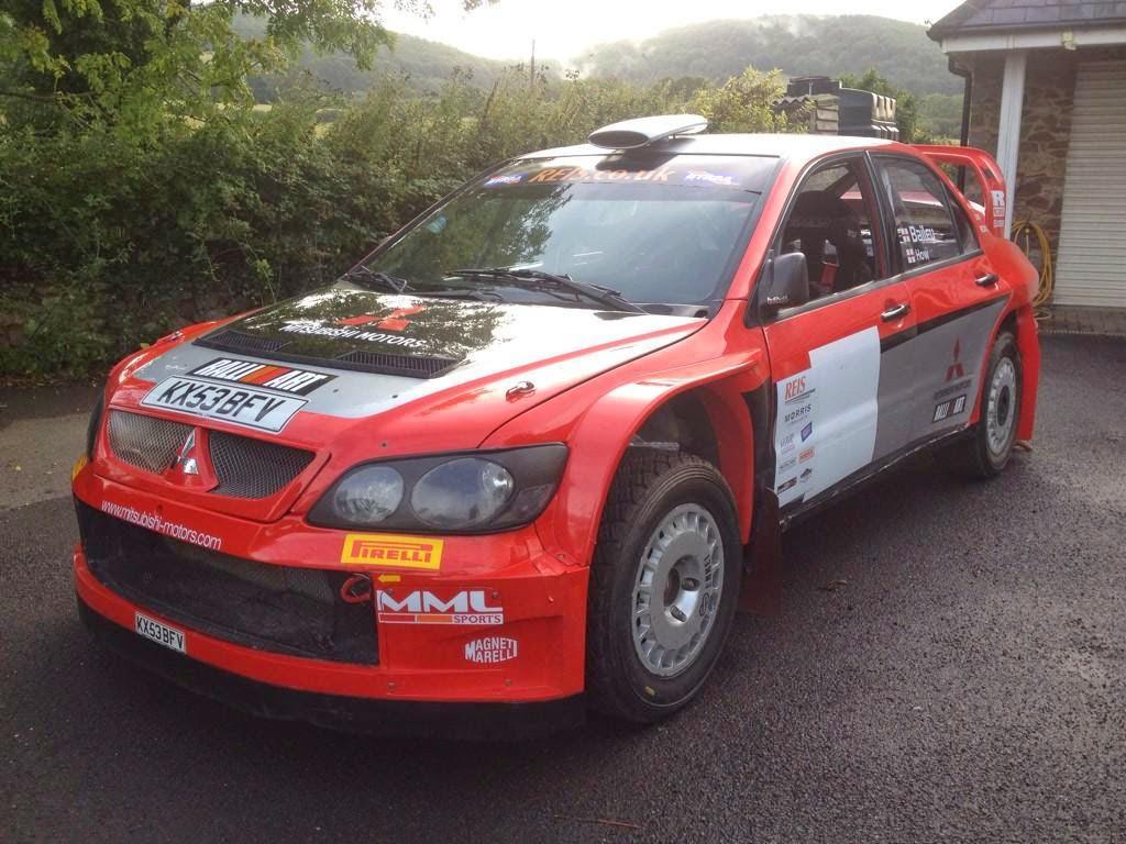Mitsubishi Lancer WRC 04/05 en el Rallye Festival Hoznayo