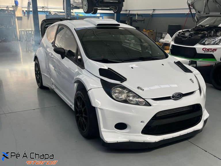 Ford Fiesta WRC ex Craig Breen en Hoznayo Ford Fiesta WRC ex Craig Breen en Hoznayo